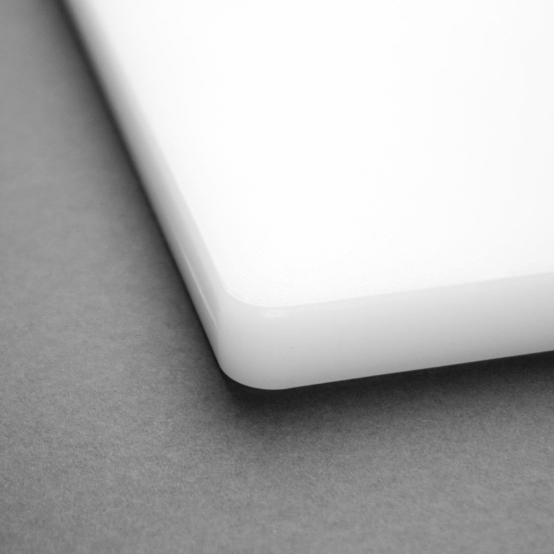 Hygiplas Thick Low Density White Chopping Board 450x300x20mm