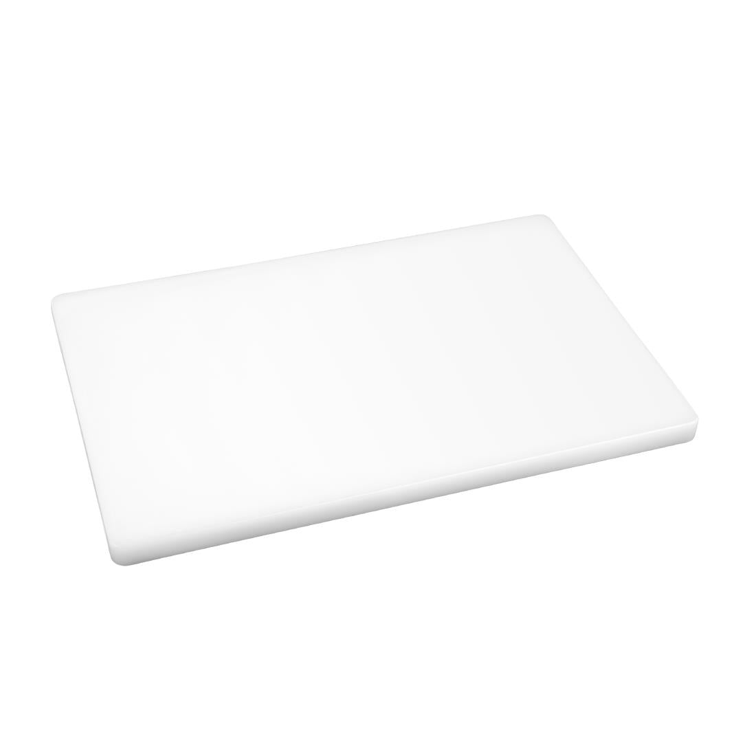 Hygiplas Thick Low Density White Chopping Board 450x300x20mm
