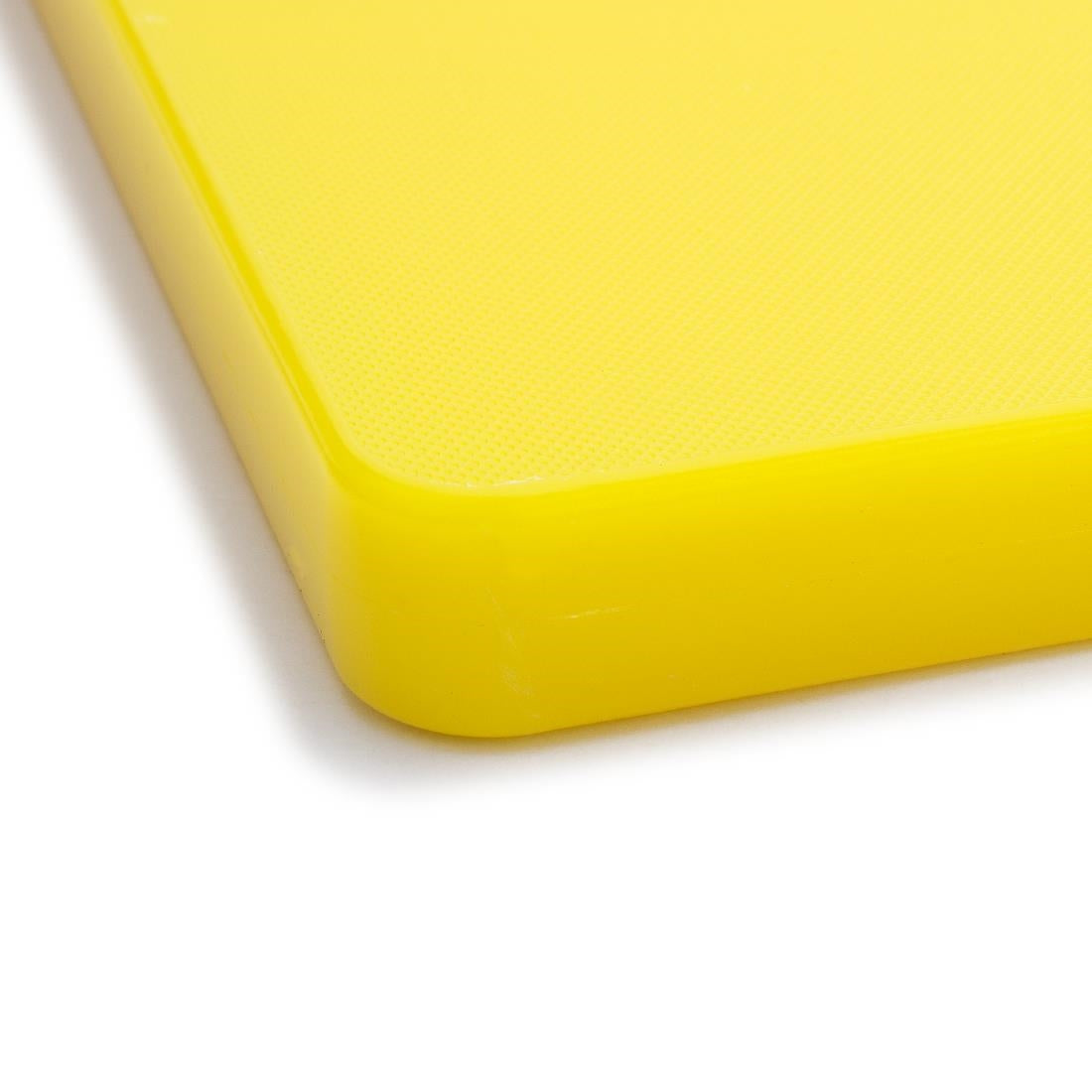 Hygiplas Thick Low Density Yellow Chopping Board 450x300x20mm