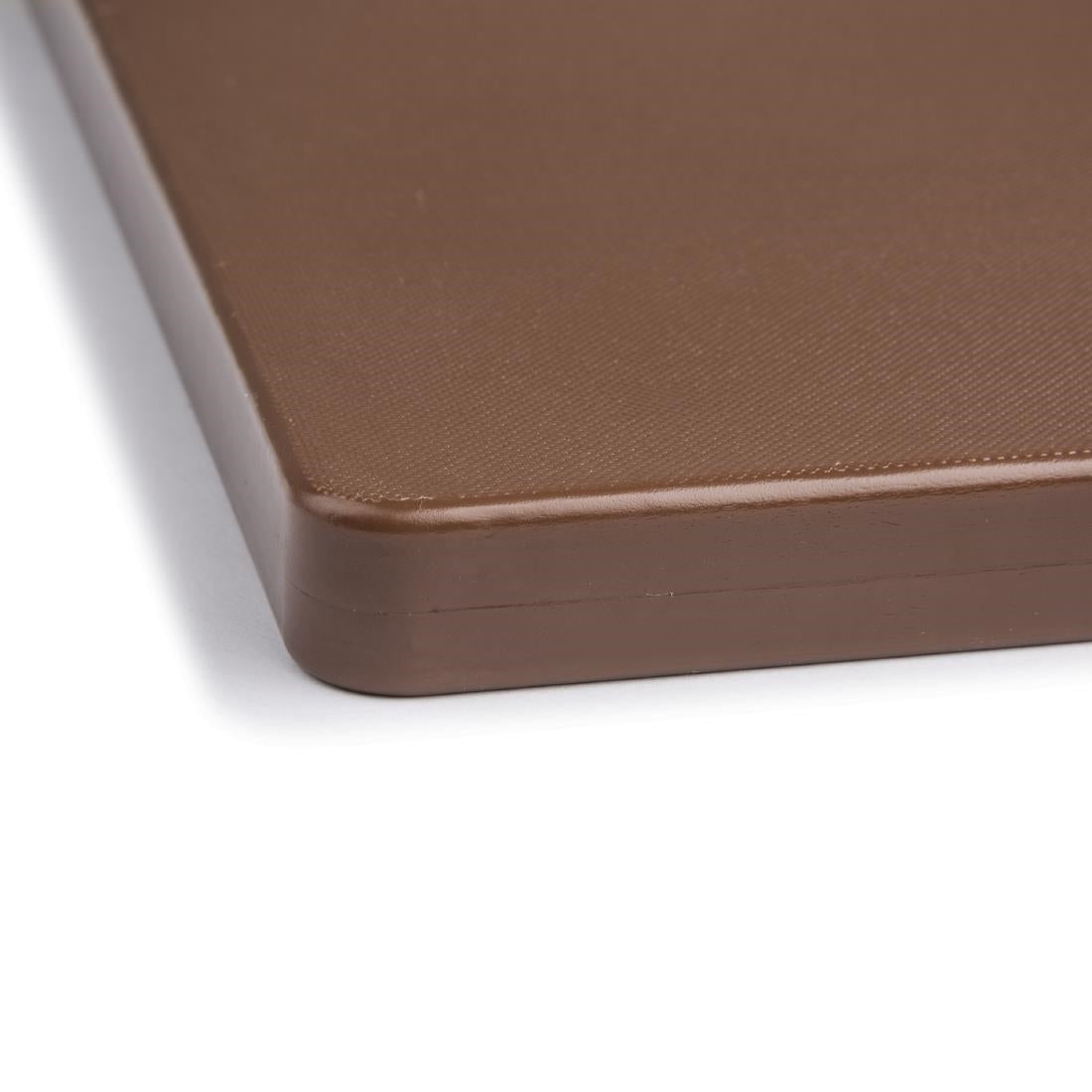 Hygiplas Thick Low Density Brown Chopping Board 450x300x20mm