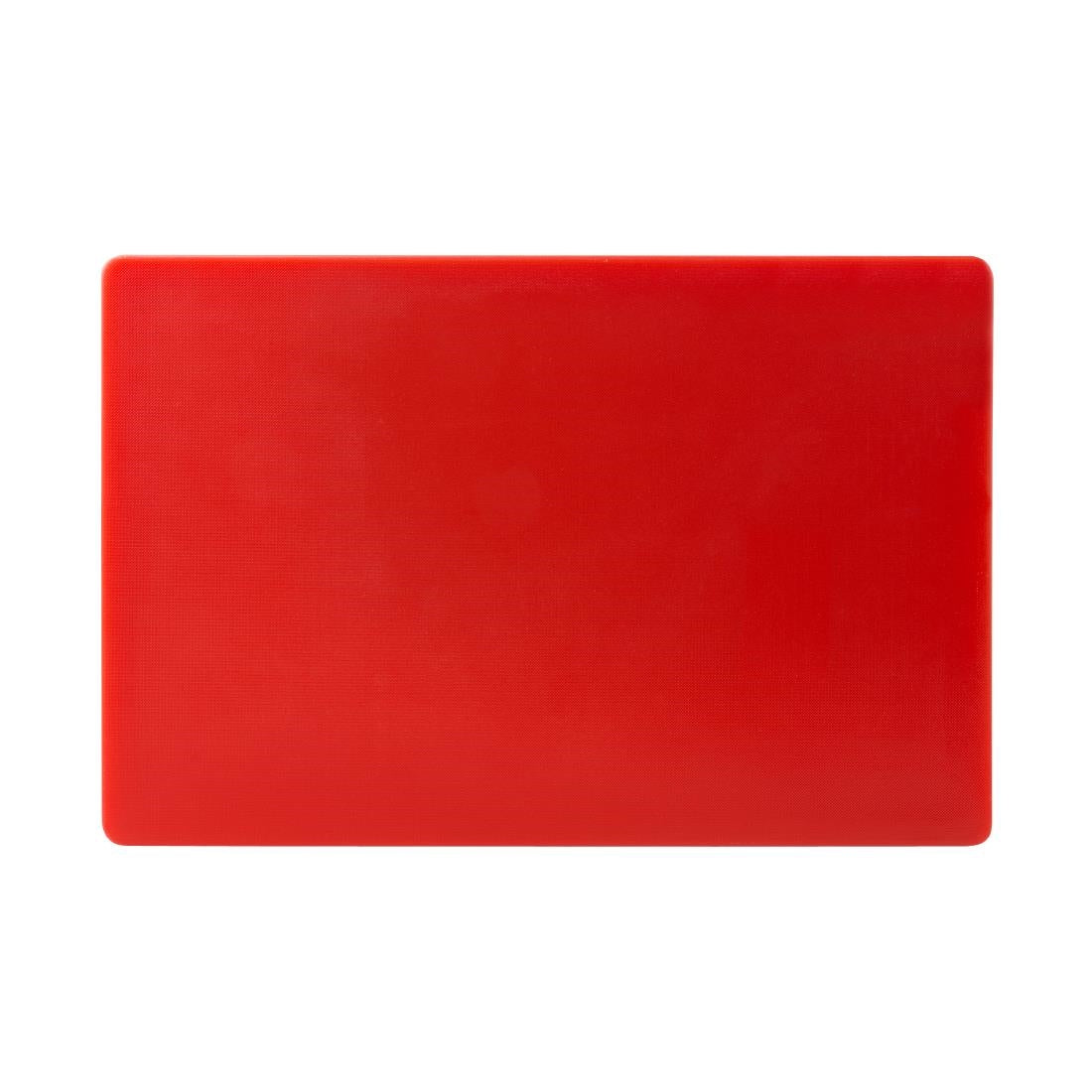 Hygiplas Thick Low Density Red Chopping Board Large 600x450x20mm