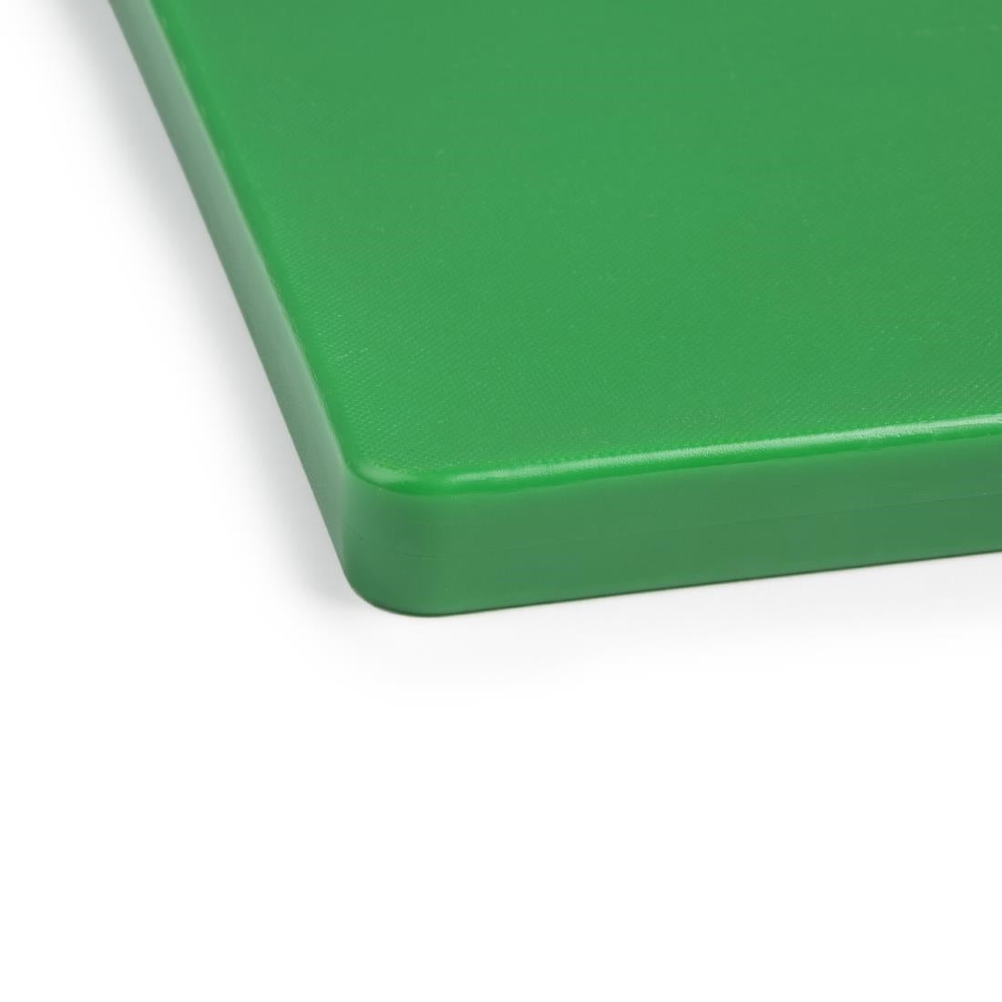 Hygiplas Thick Low Density Green Chopping Board 450x300x20mm