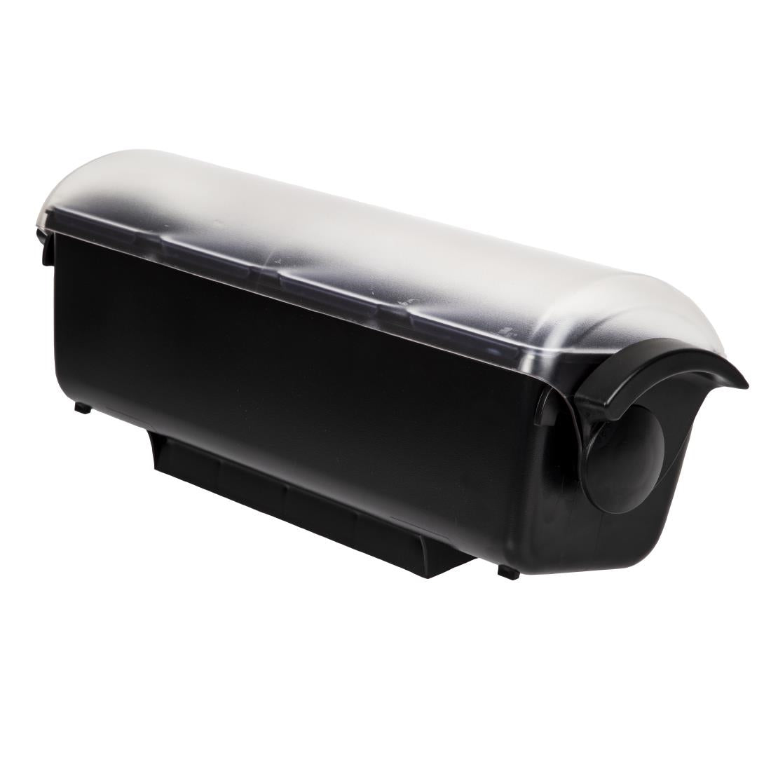 San Jamar 4 Tray Condiment Holder Black