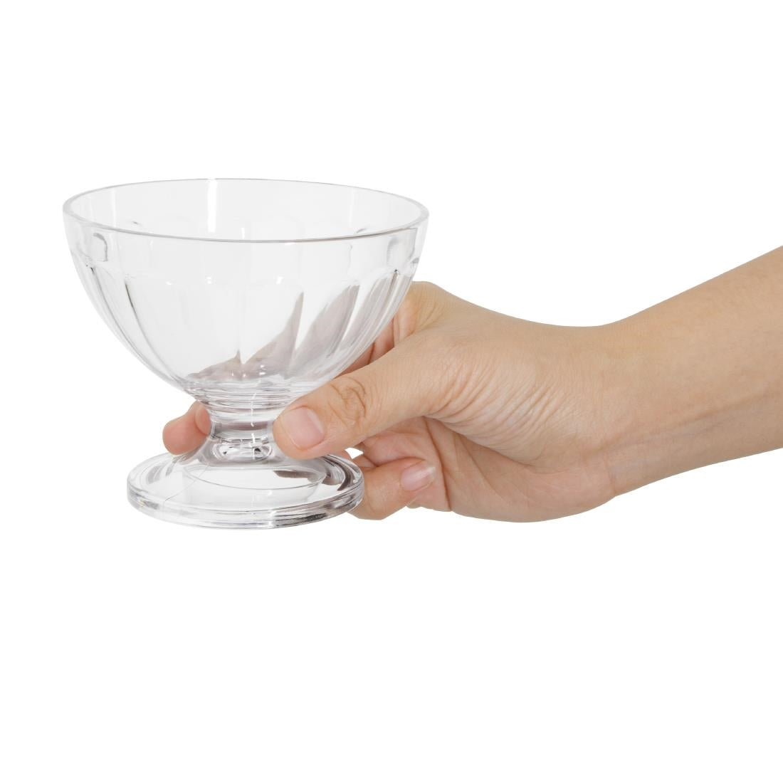 Olympia Kristallon Polycarbonate Sundae Glasses 200ml (12 Pack)