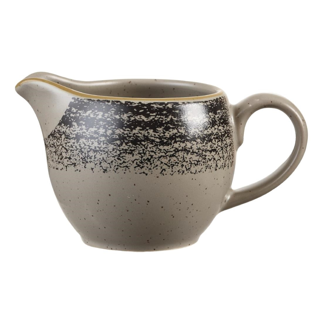 Churchill Studio Prints Homespun Charcoal Black Milk Jug 114ml 4oz (4 Pack)