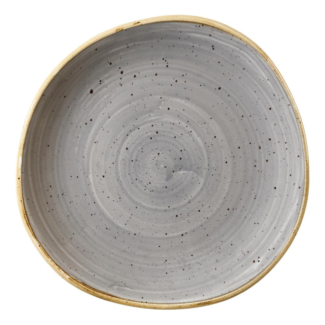 Churchill Stonecast Round Plates Peppercorn Grey 210mm (12 Pack)