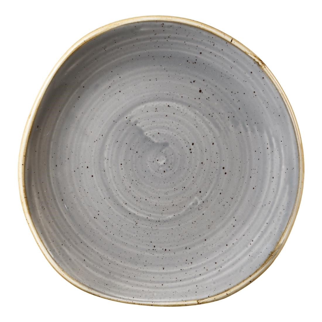 Churchill Stonecast Round Plates Peppercorn Grey 186mm (12 Pack)