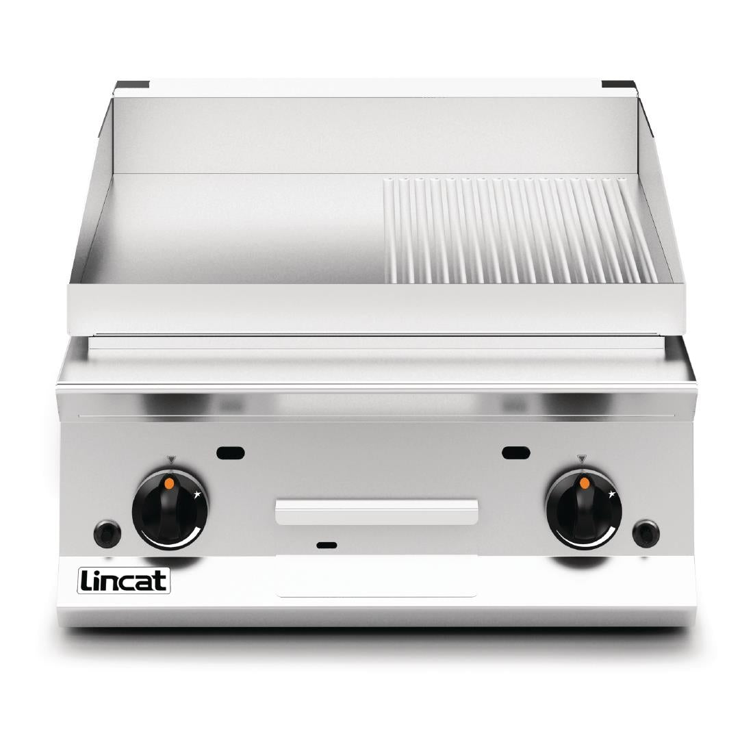 Lincat Opus 800 Half Ribbed Natural Gas Griddle OG8201/R/N
