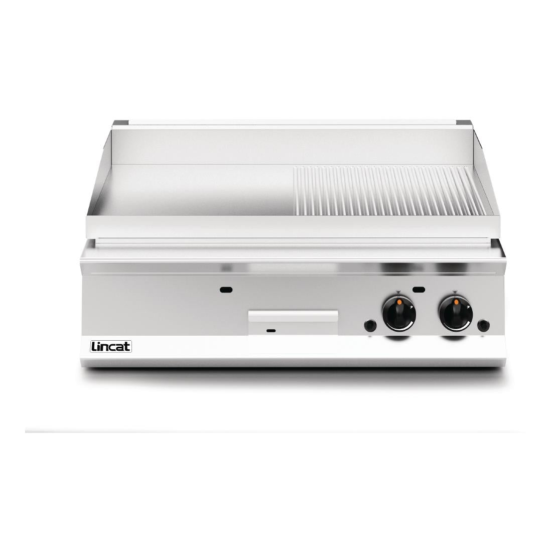 Lincat Opus 800 Half Ribbed Natural Gas Griddle OG8202/R/N