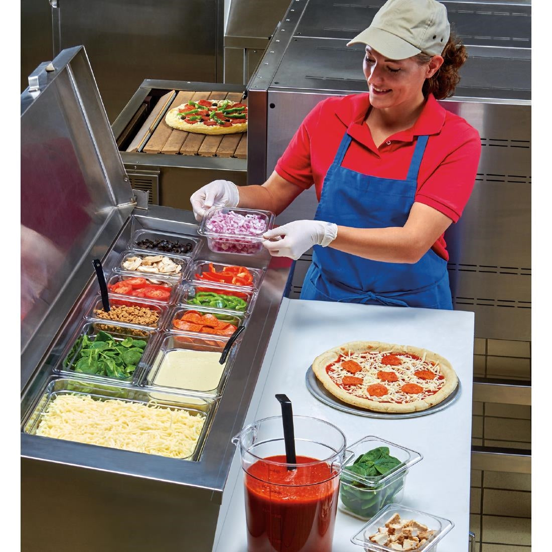 Cambro Polycarbonate 1/4 Gastronorm Tray 100mm