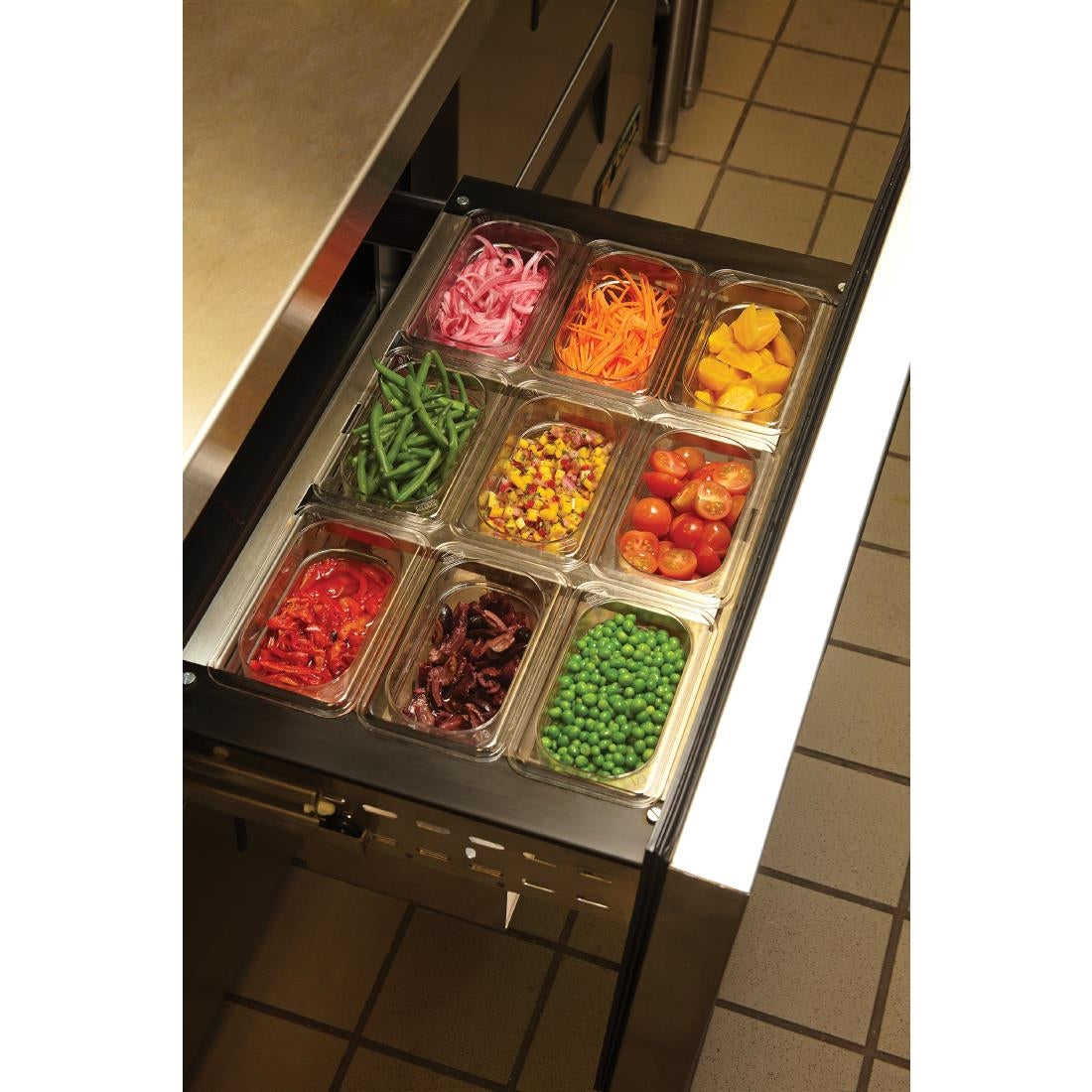 Cambro Polycarbonate 1/4 Gastronorm Tray 100mm