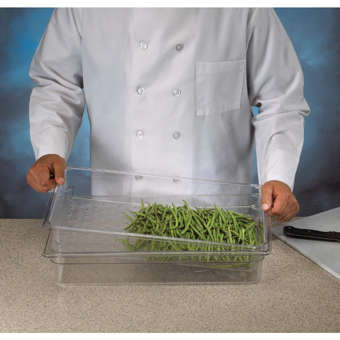 Cambro Polycarbonate 1/1 Gastronorm Tray 100mm