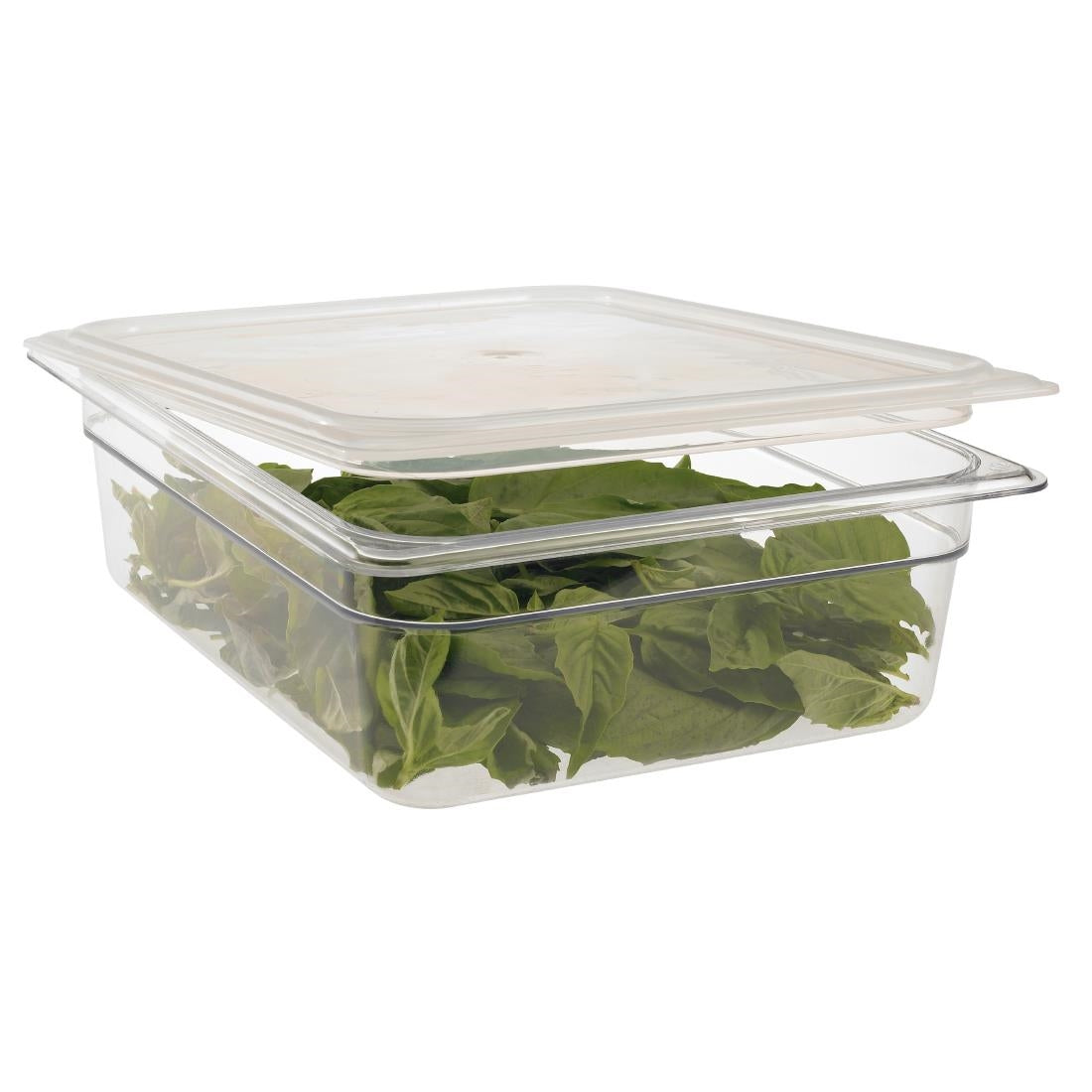 Cambro Safetrak IML Polypropylene Soft Seal Lid Clear 1/2 GN