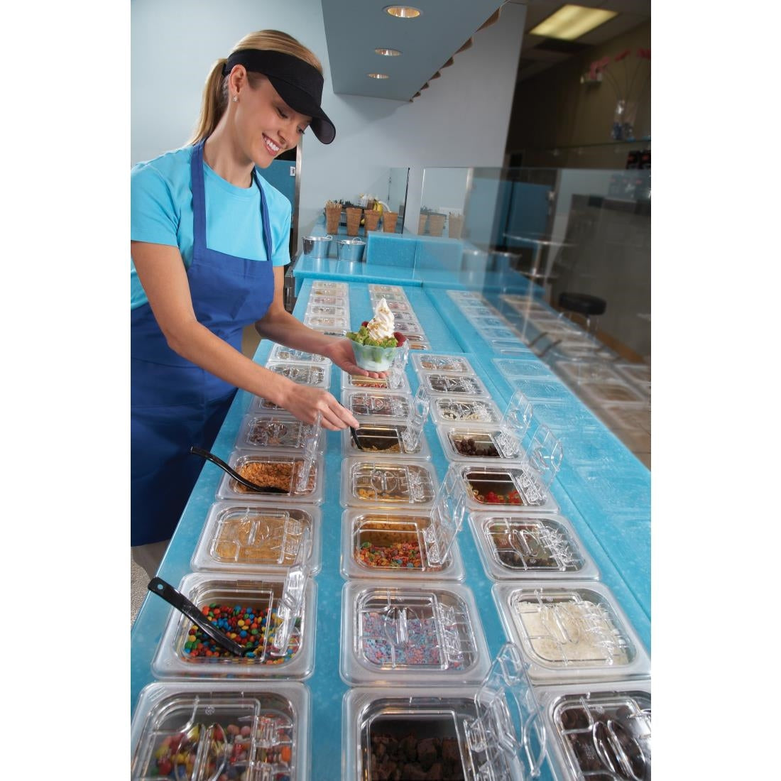 Cambro Polycarbonate 1/6 Gastronorm Tray 100mm
