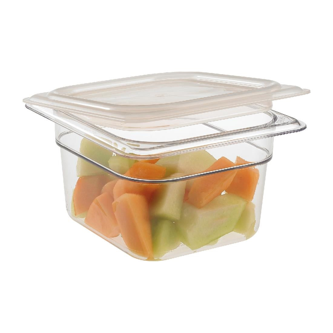 Cambro Safetrak IML Polypropylene White Seal Lid 1/6 GN