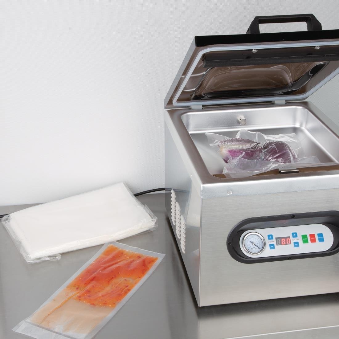 Vogue Vacuum Sealer Bags Embossed 200x300mm (50 Pack)