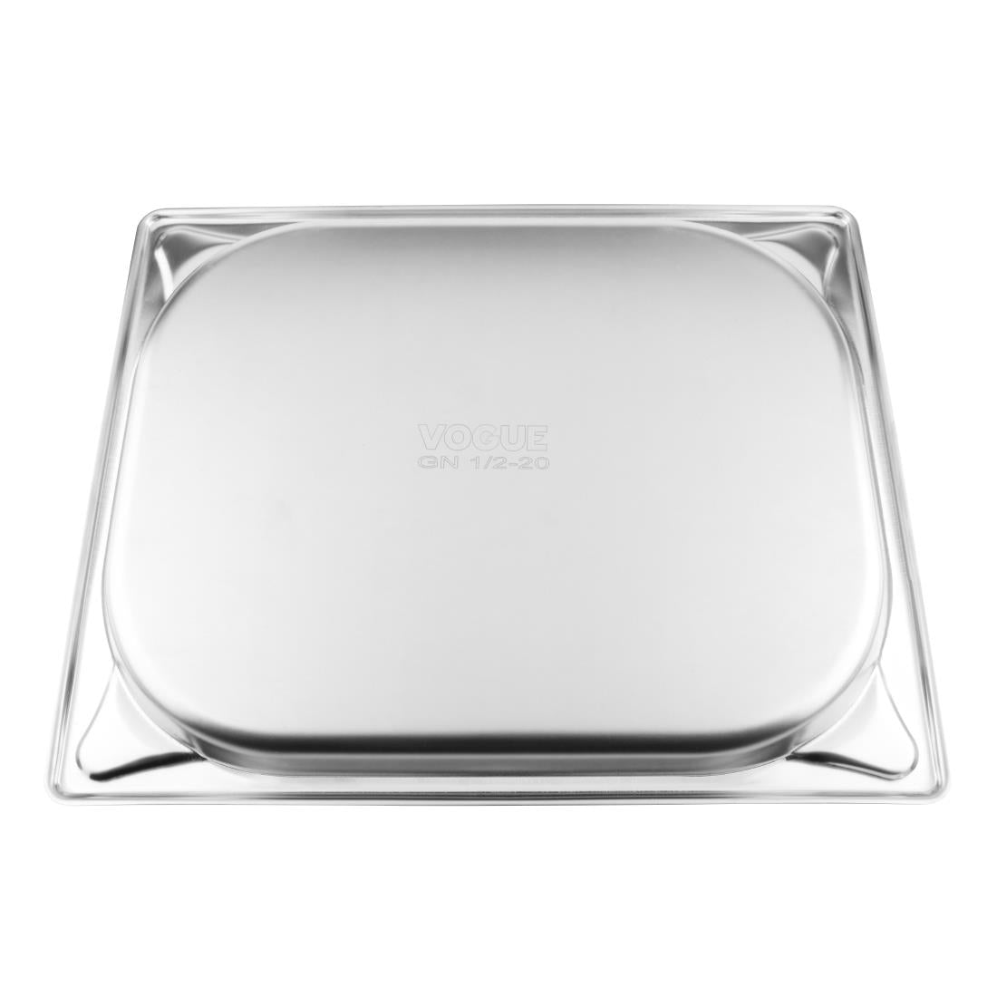 Vogue Heavy Duty Stainless Steel 1/2 Gastronorm Tray 20mm