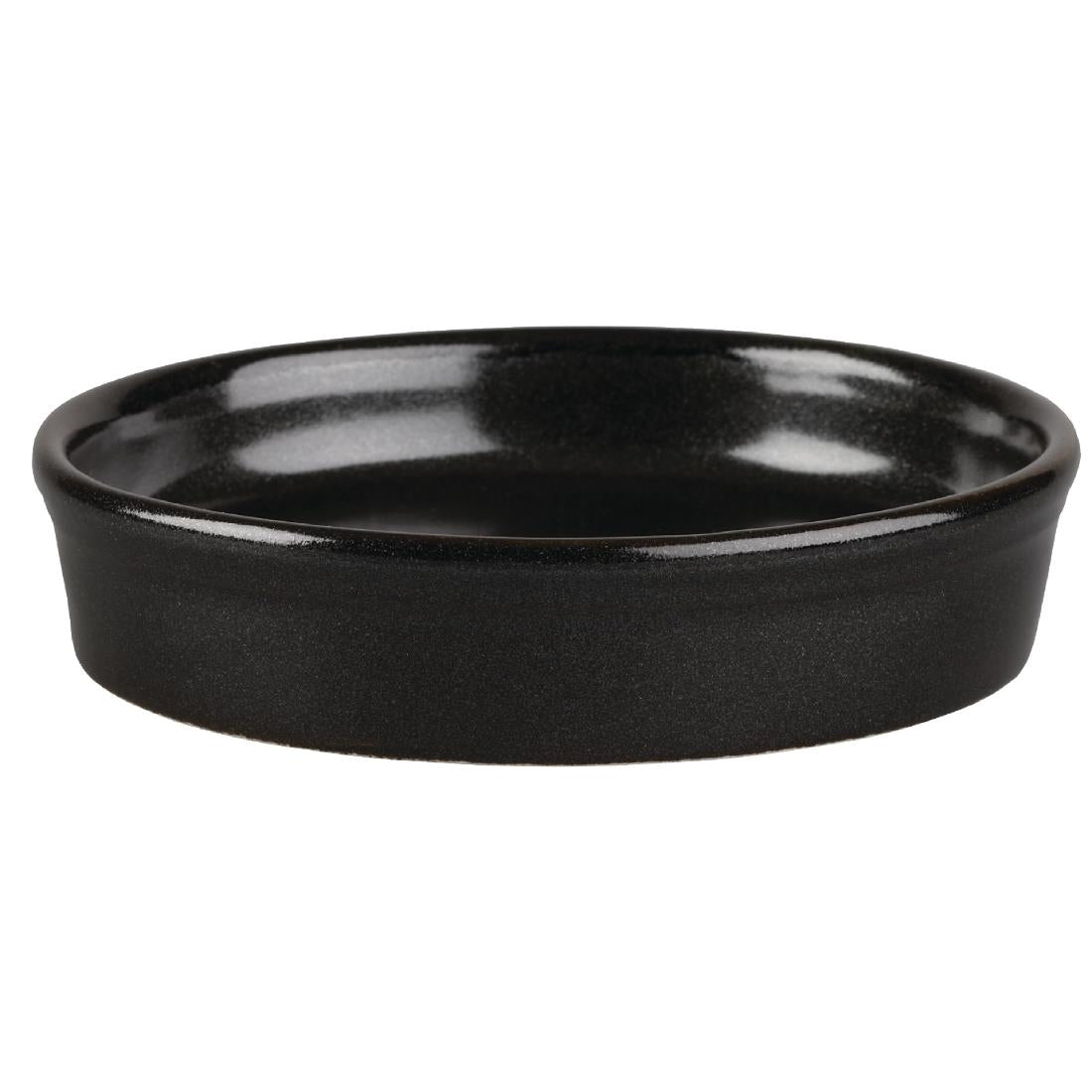 Churchill Mediterranean Mezze Dishes Black 110mm (12 Pack)