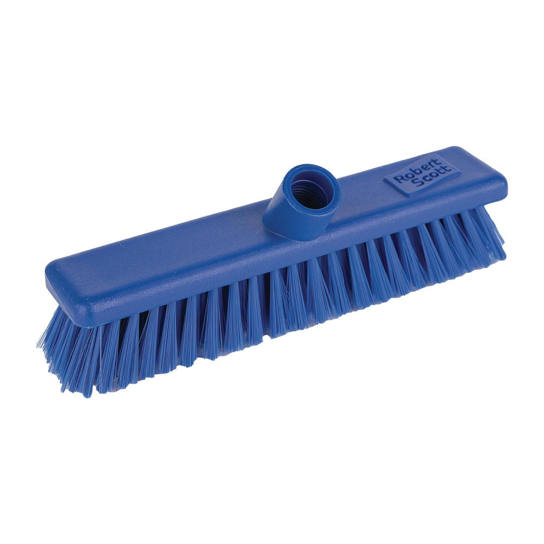 Jantex Hygiene Broom Soft Bristle Blue 12"