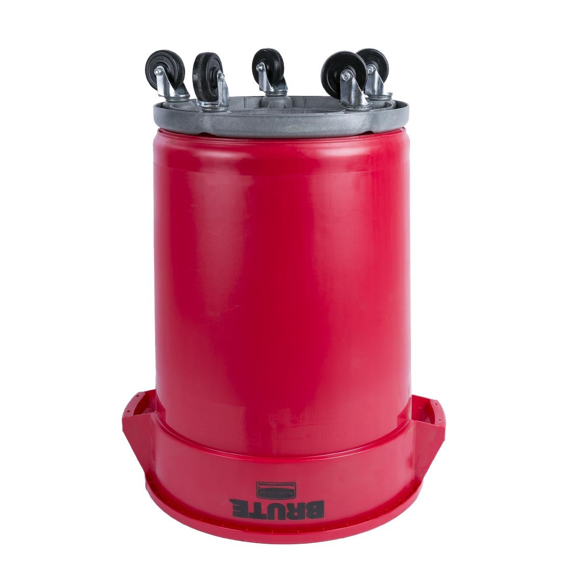 Rubbermaid BRUTE Container Red 121Ltr