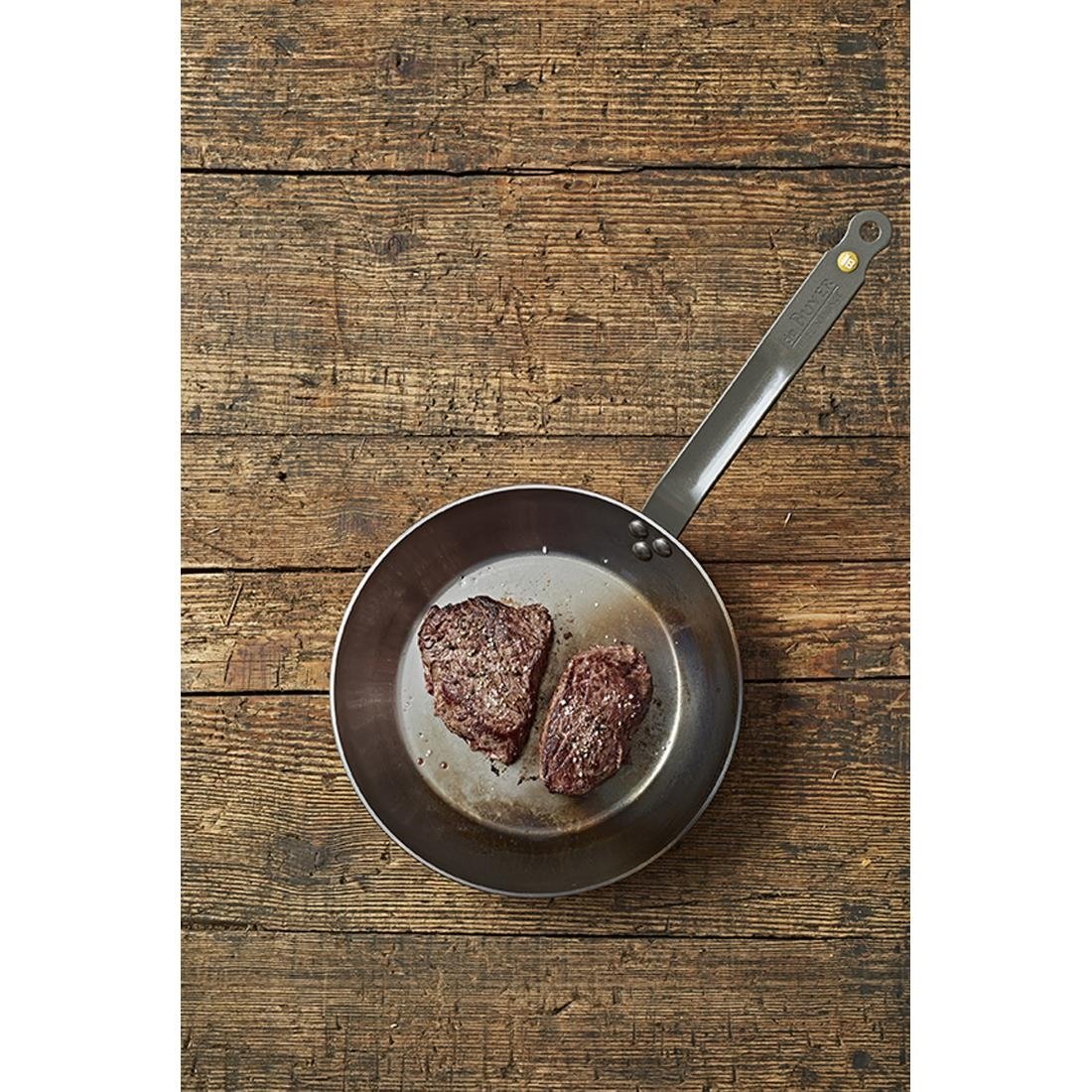 De Buyer Mineral B Black Iron Non-Stick Frying Pan 28cm