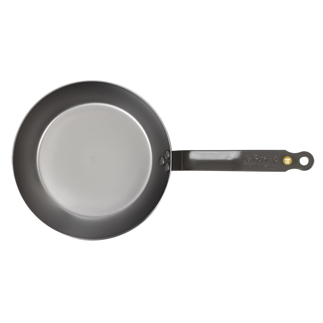 De Buyer Mineral B Black Iron Non-Stick Frying Pan 24cm