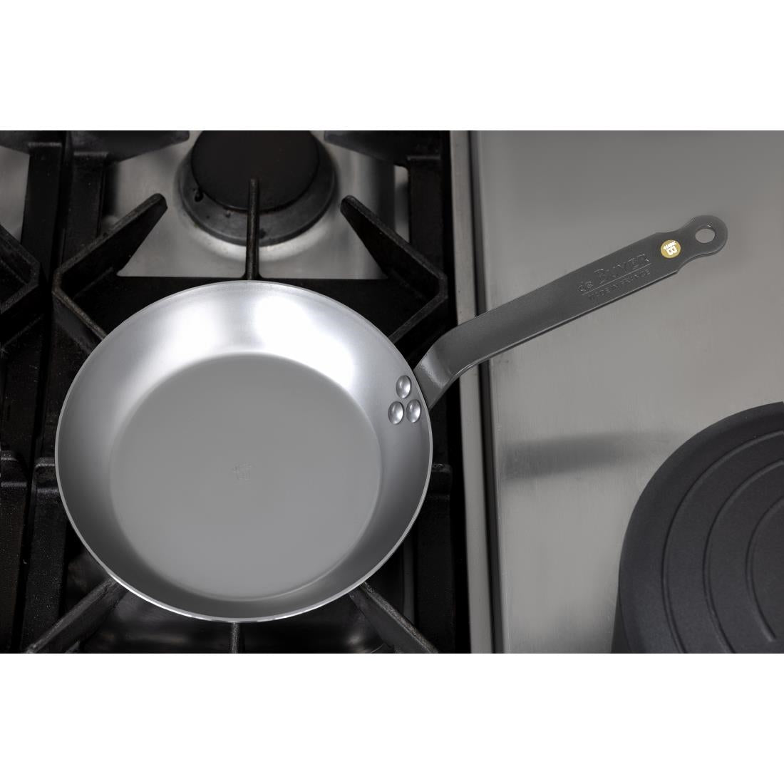 De Buyer Mineral B Black Iron Non-Stick Frying Pan 24cm