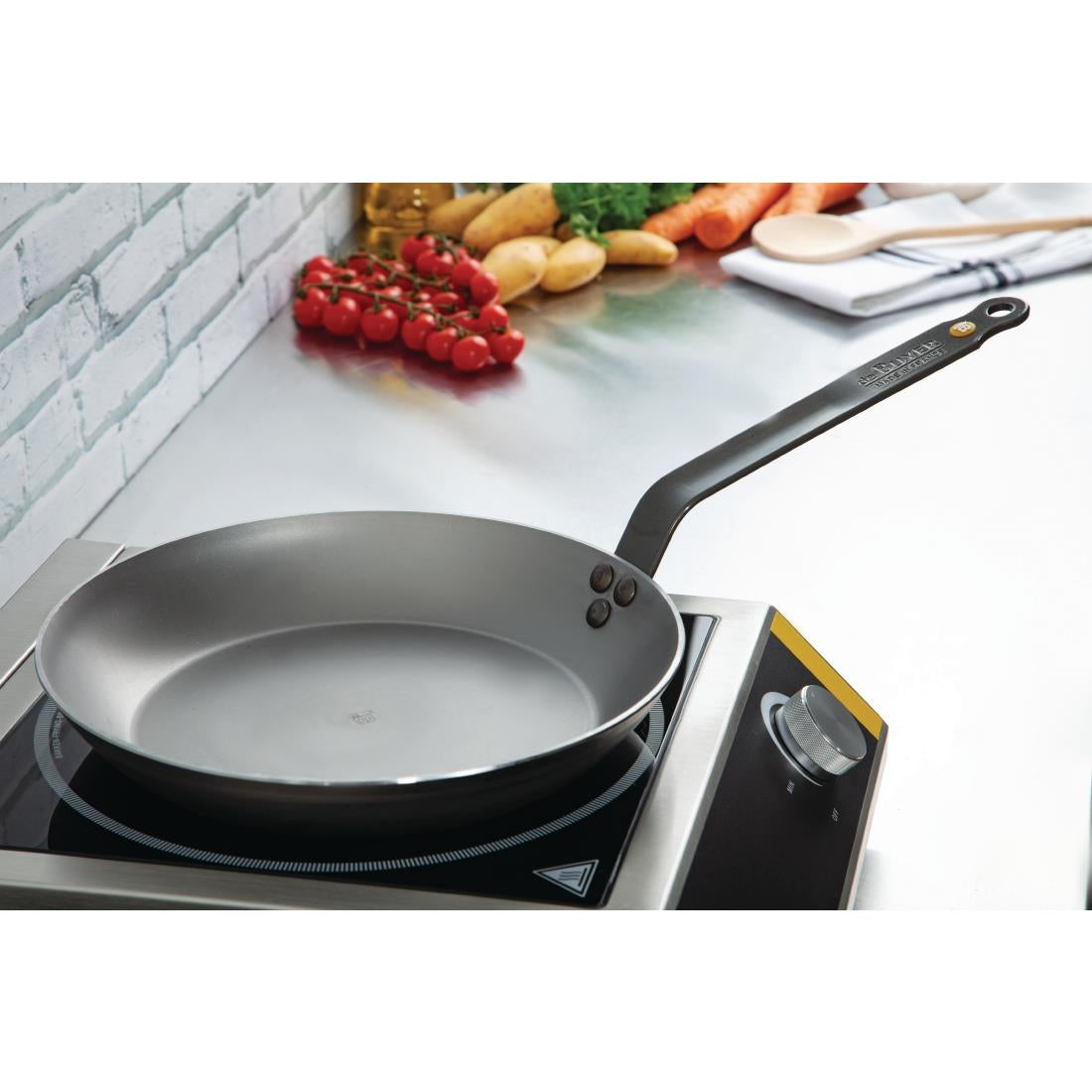 De Buyer Mineral B Black Iron Non-Stick Frying Pan 28cm