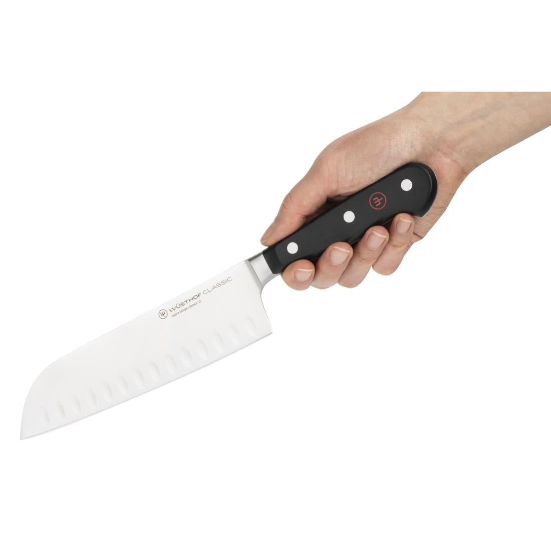 Wüsthof Classic Santoku Knife Black 18cm