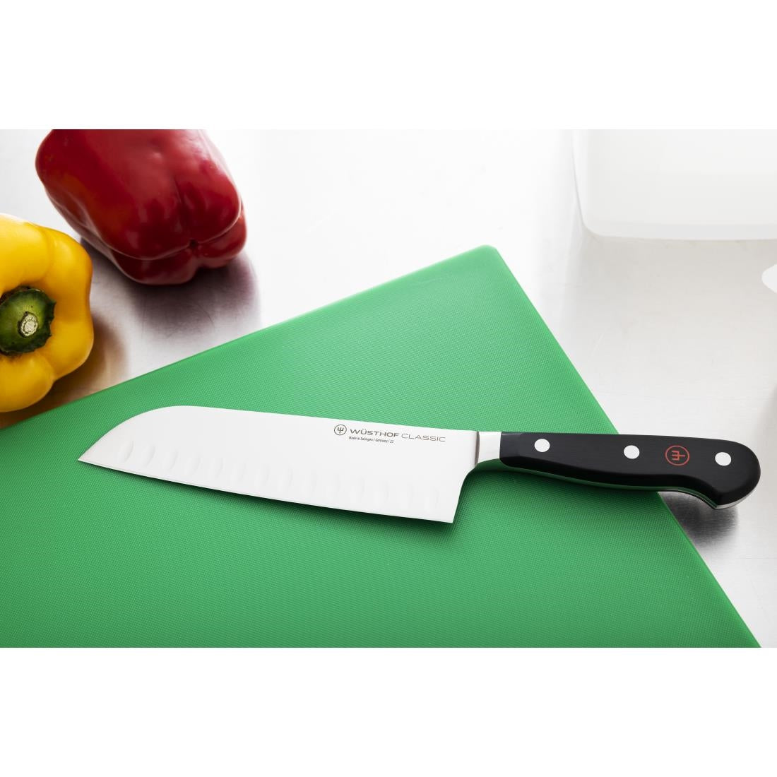Wüsthof Classic Santoku Knife Black 18cm