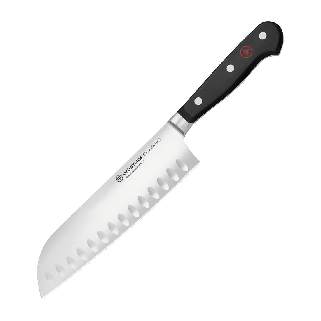 Wüsthof Classic Santoku Knife Black 18cm