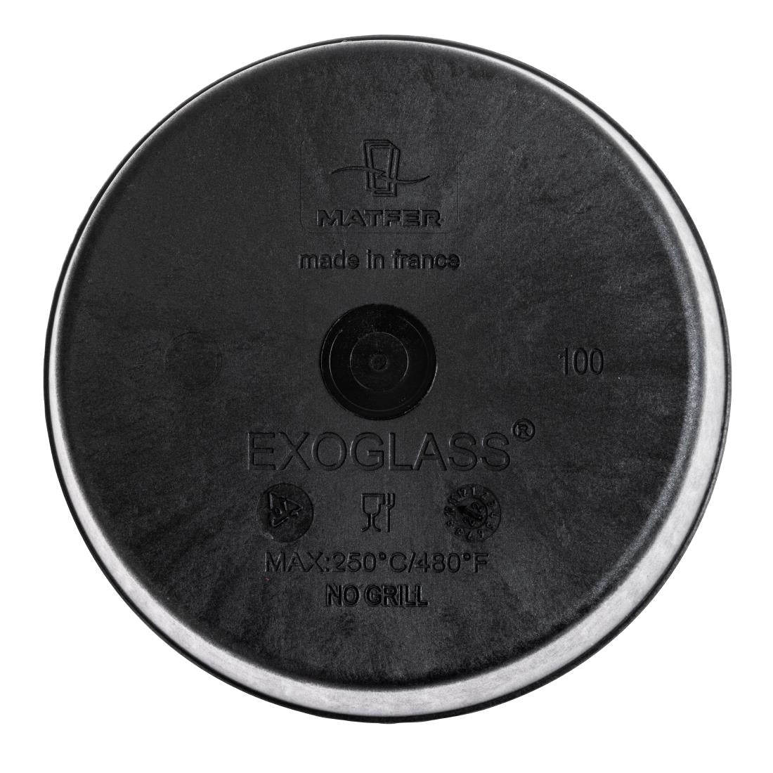 Matfer Bourgeat Exoglass Mini Pie Moulds Plain 100mm (12 Pack)