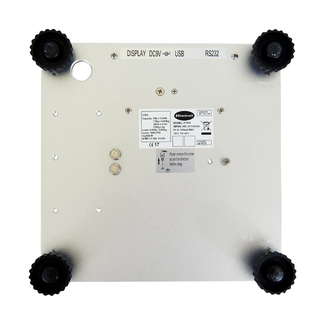 Brecknell 6700U Series POS Scale 3kg