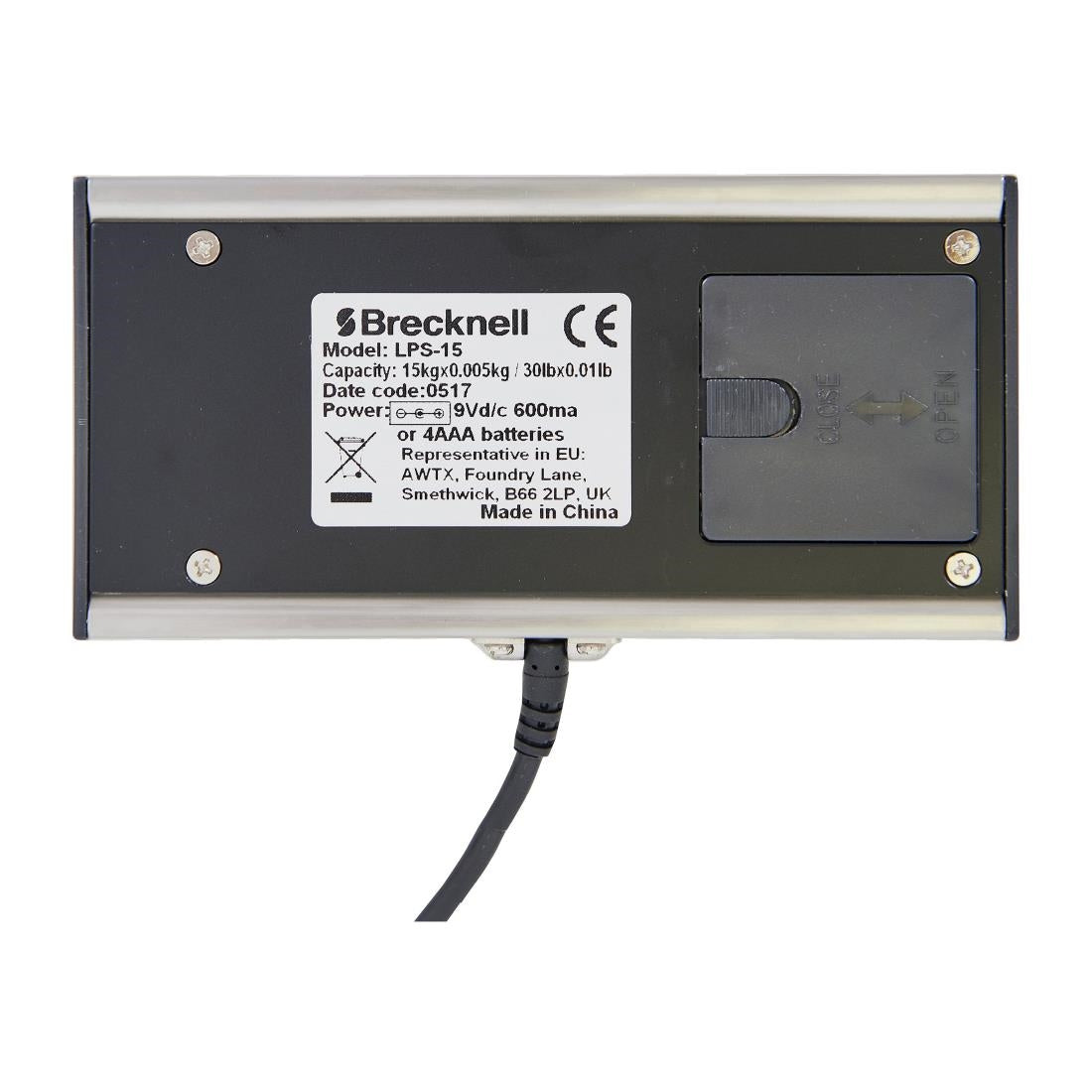 Brecknell WS15 Portable Bench Scale 15kg