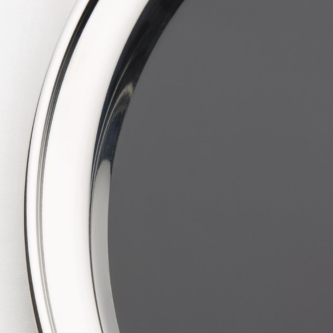 Olympia Stainless Steel Round Non-Slip Bar Tray 305mm