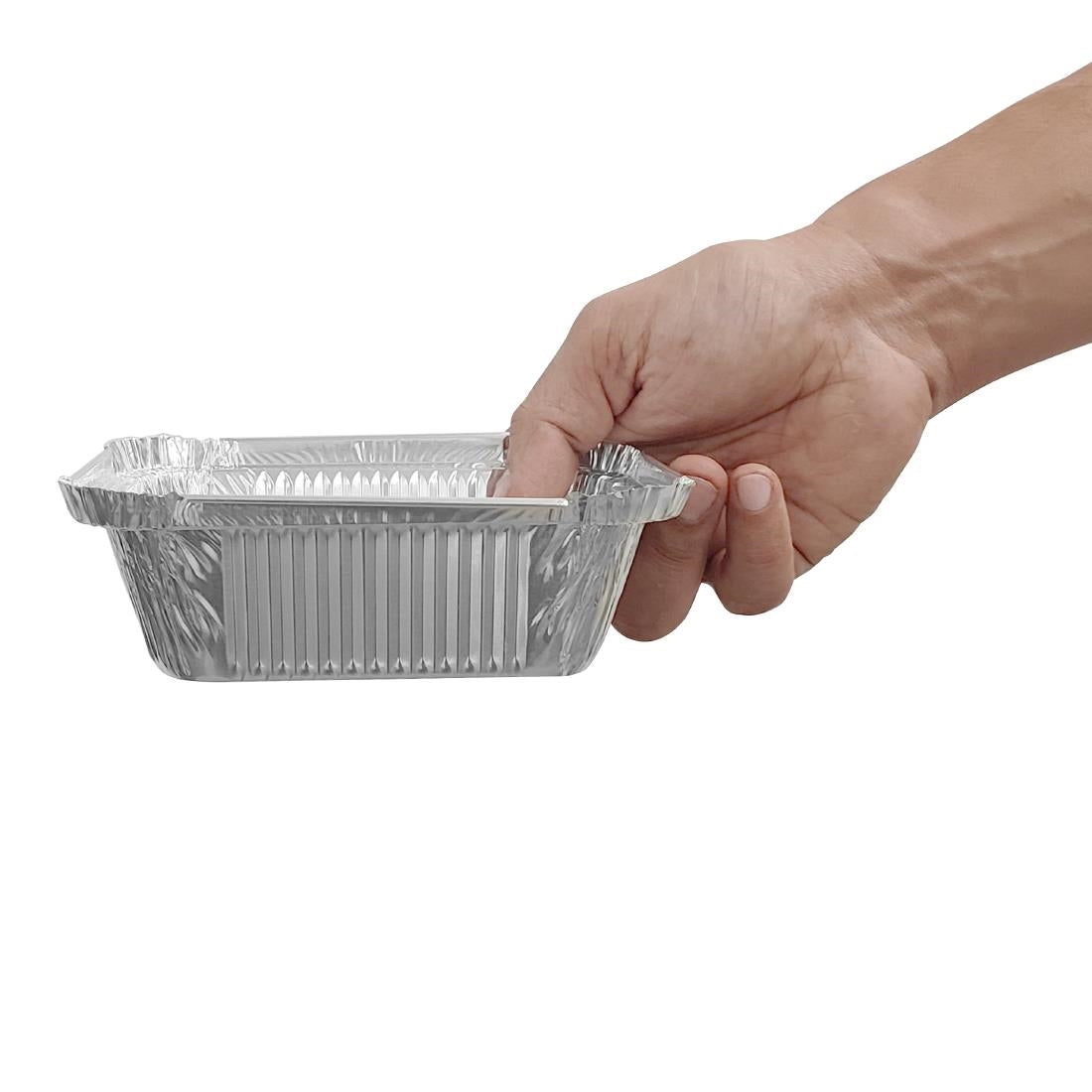 Nisbets Essentials Foil Containers and Lids 250ml (50 Pack)