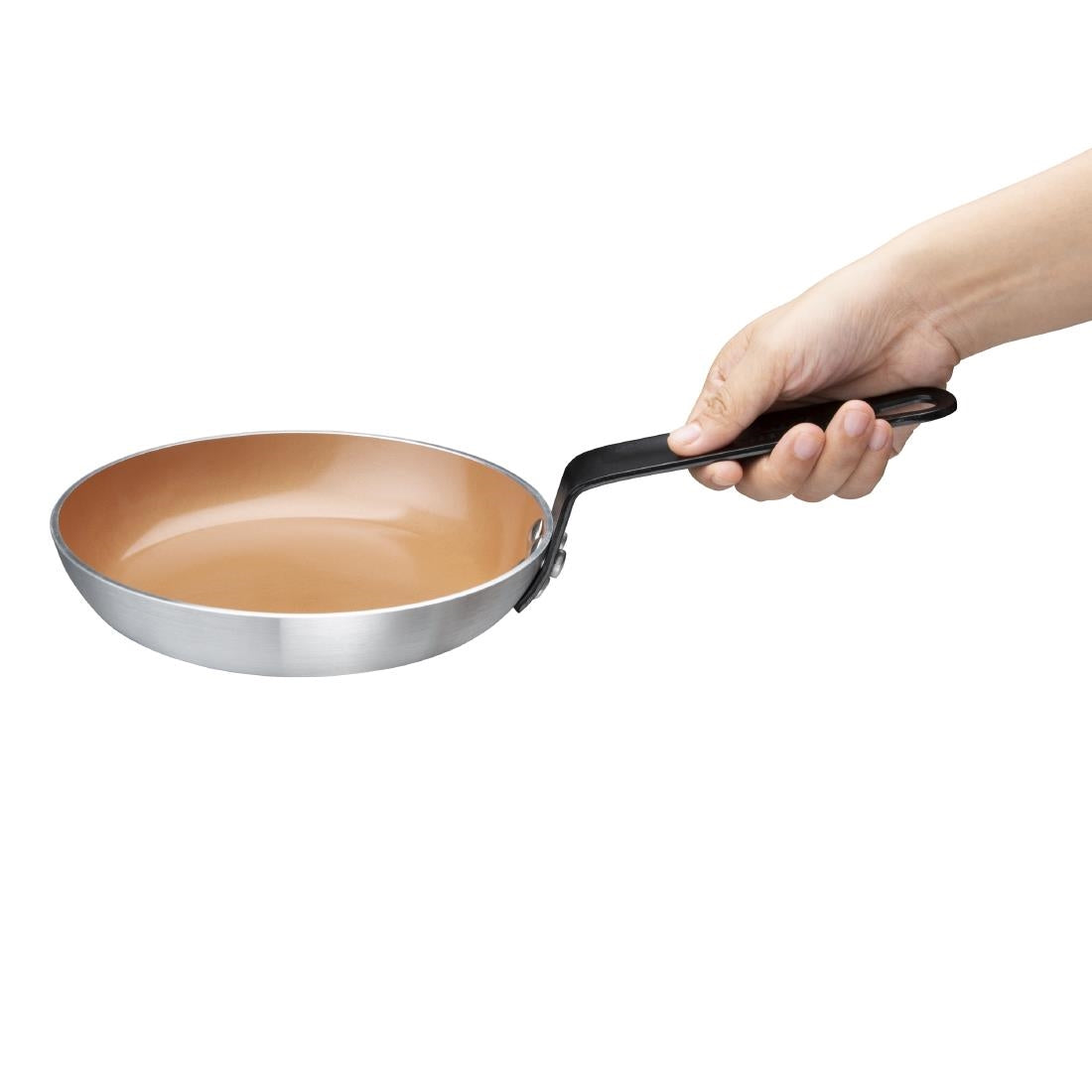Vogue Aluminium Non-Stick Ceramic Coated Frying Pan 20cm