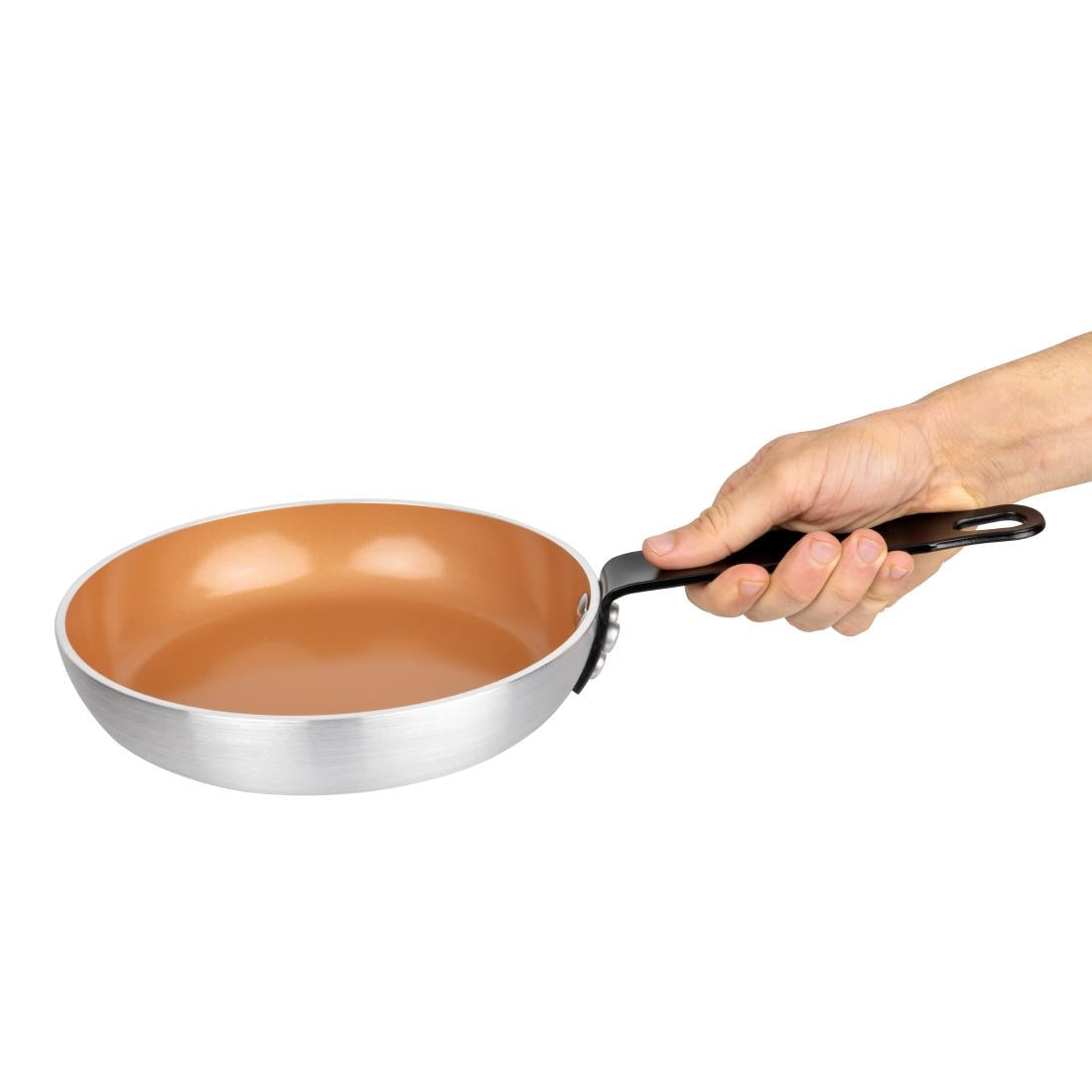 Vogue Aluminium Non-Stick Ceramic Coated Frying Pan 20cm