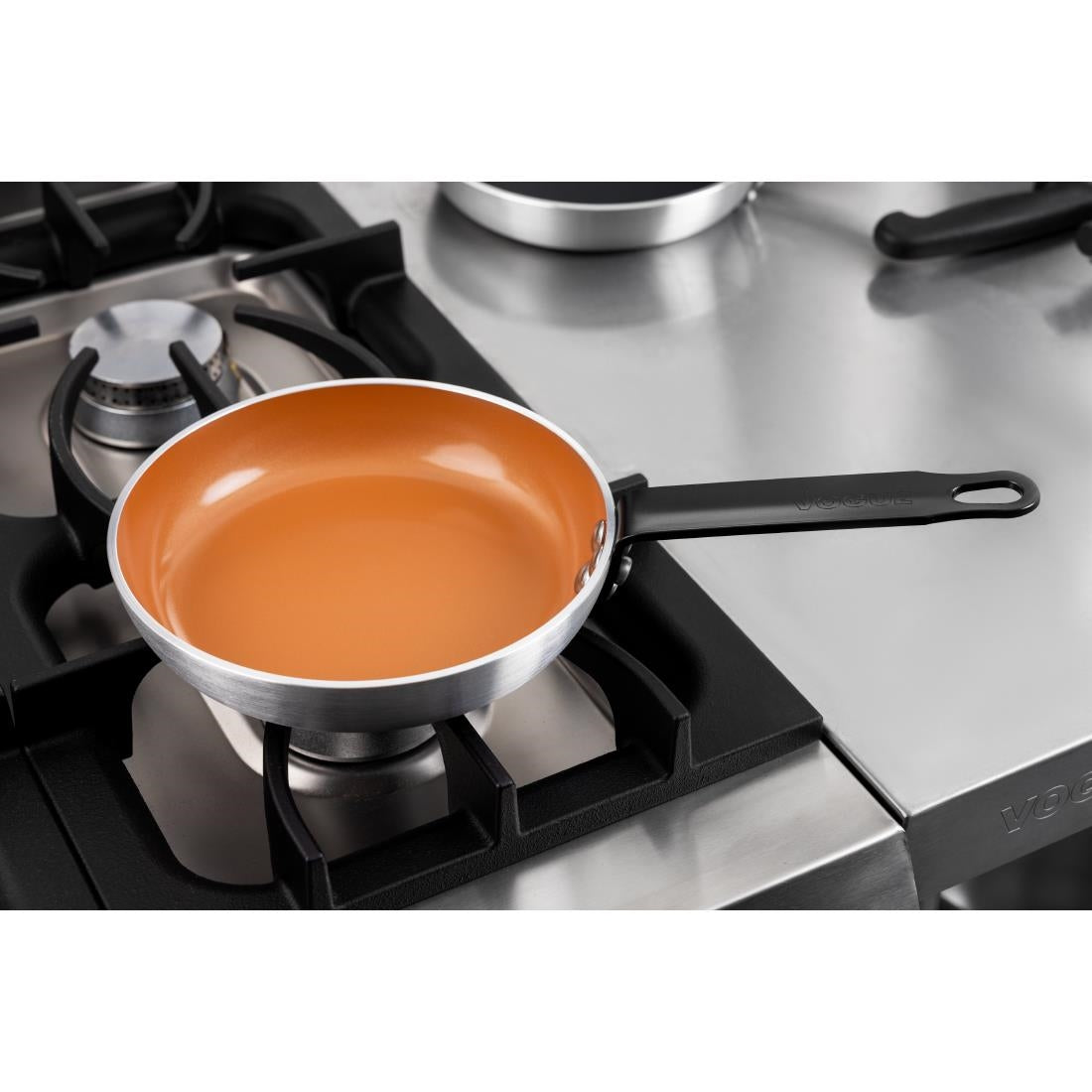 Vogue Aluminium Non-Stick Ceramic Coated Frying Pan 20cm