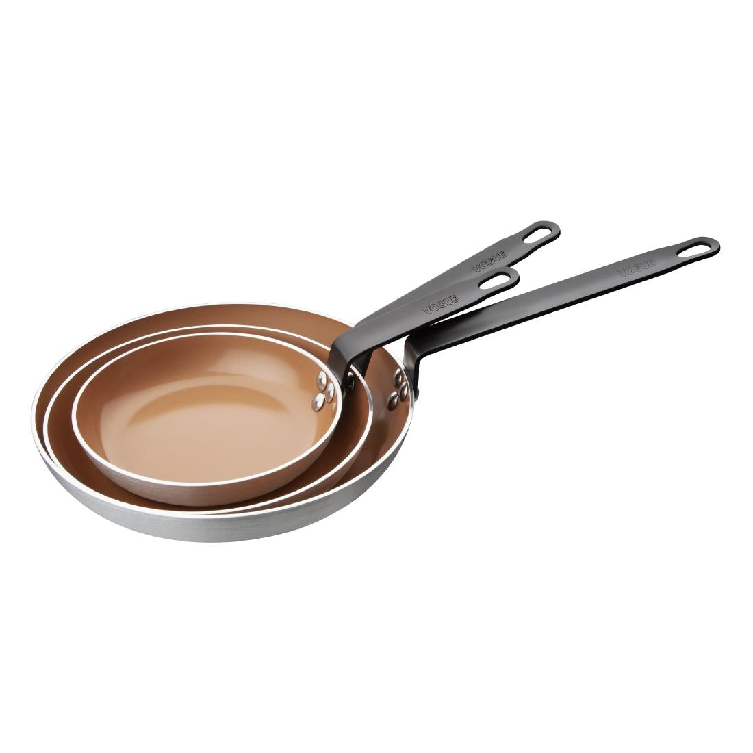 Vogue Aluminium Non-Stick Ceramic Coated Frying Pan 28cm
