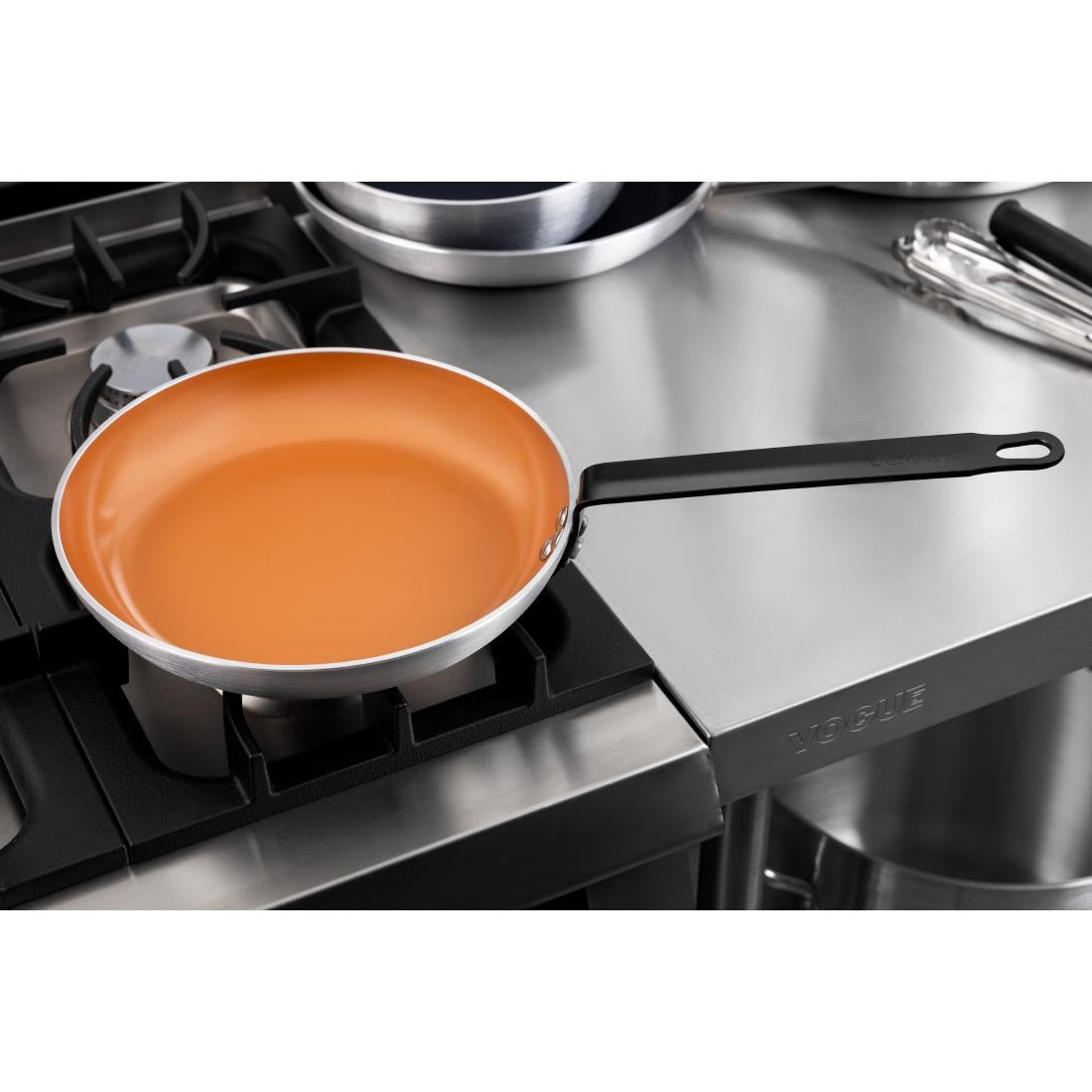 Vogue Aluminium Non-Stick Ceramic Coated Frying Pan 28cm