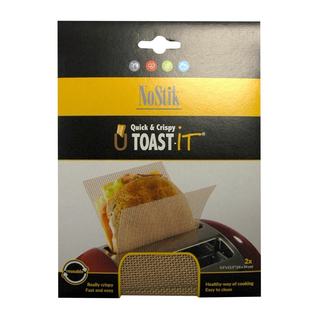 NoStik U Toast It Liners Brown (2 Pack)