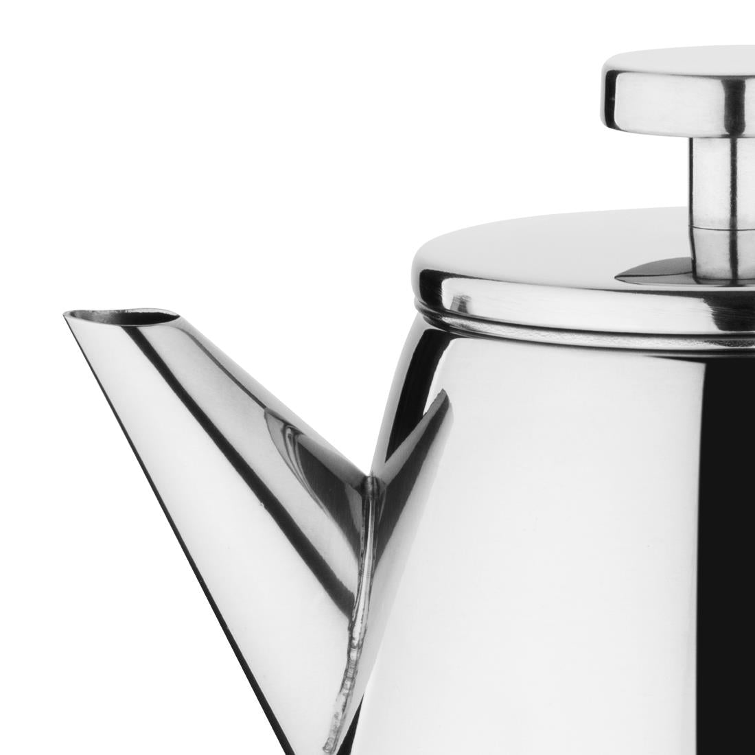 Olympia Conical Insulated Stainless Steel Teapot with Filter 350ml