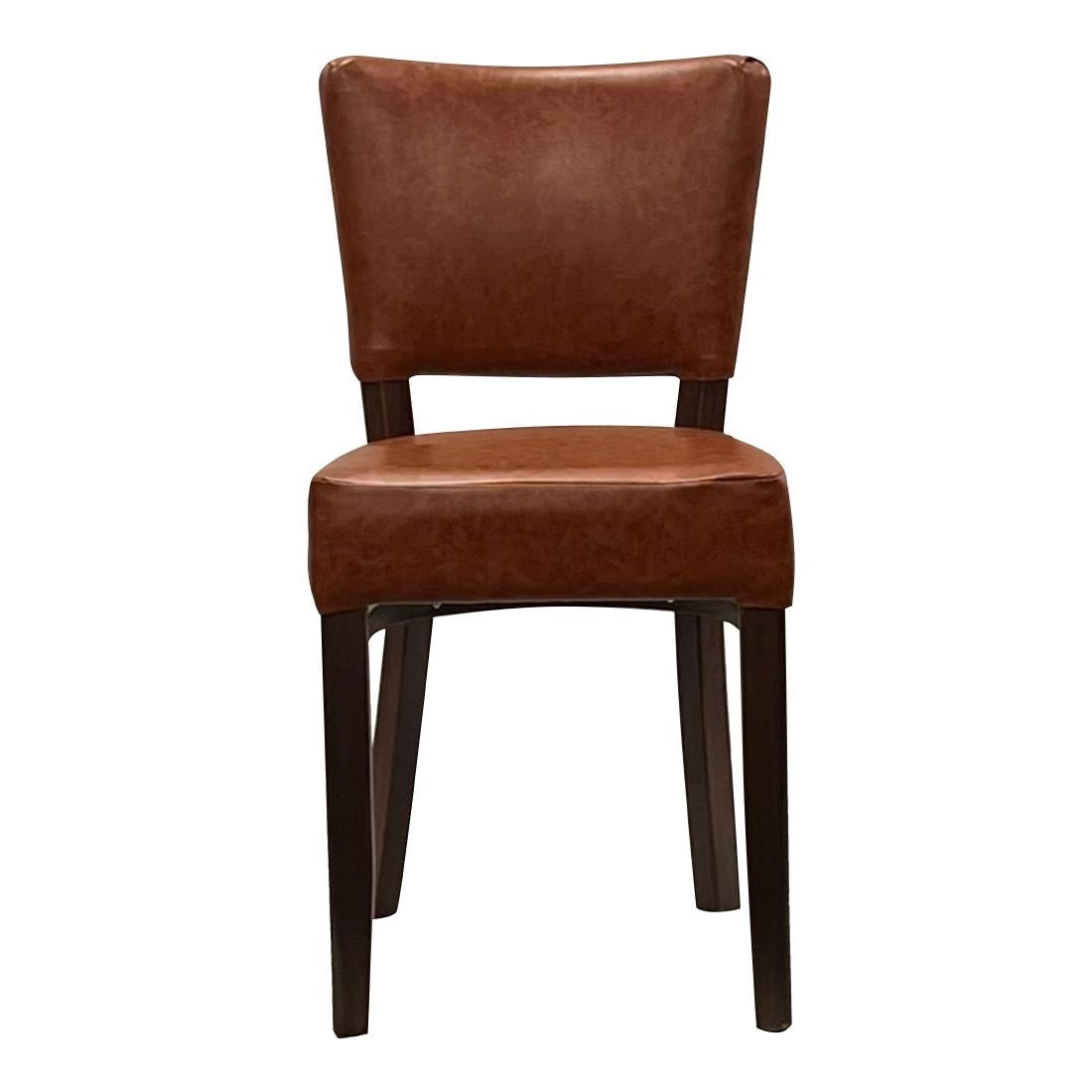 Oregon Dining Chairs with Bison Tan Vinyl (2 Pack)