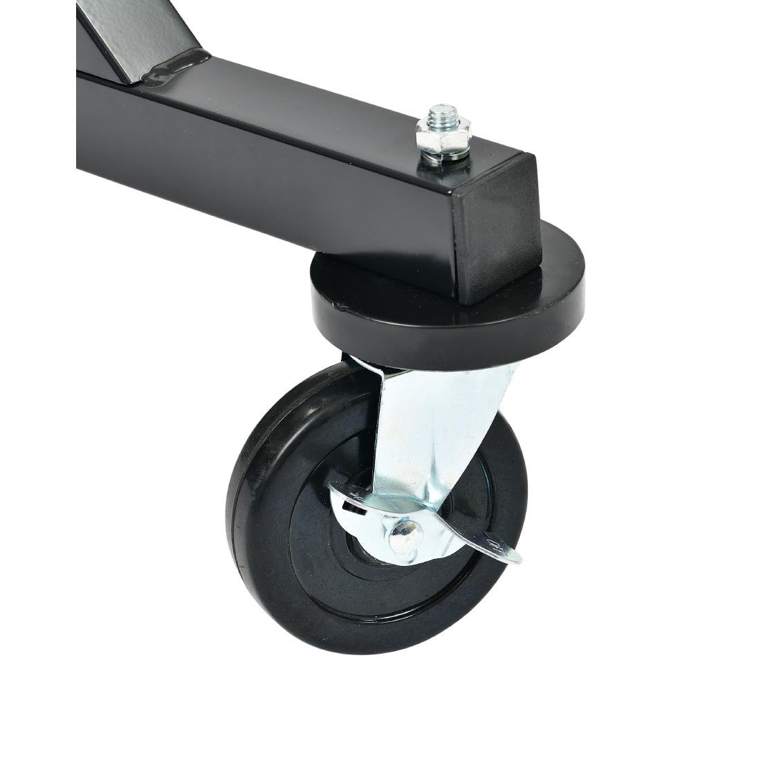 Black and Chrome Garment Rail