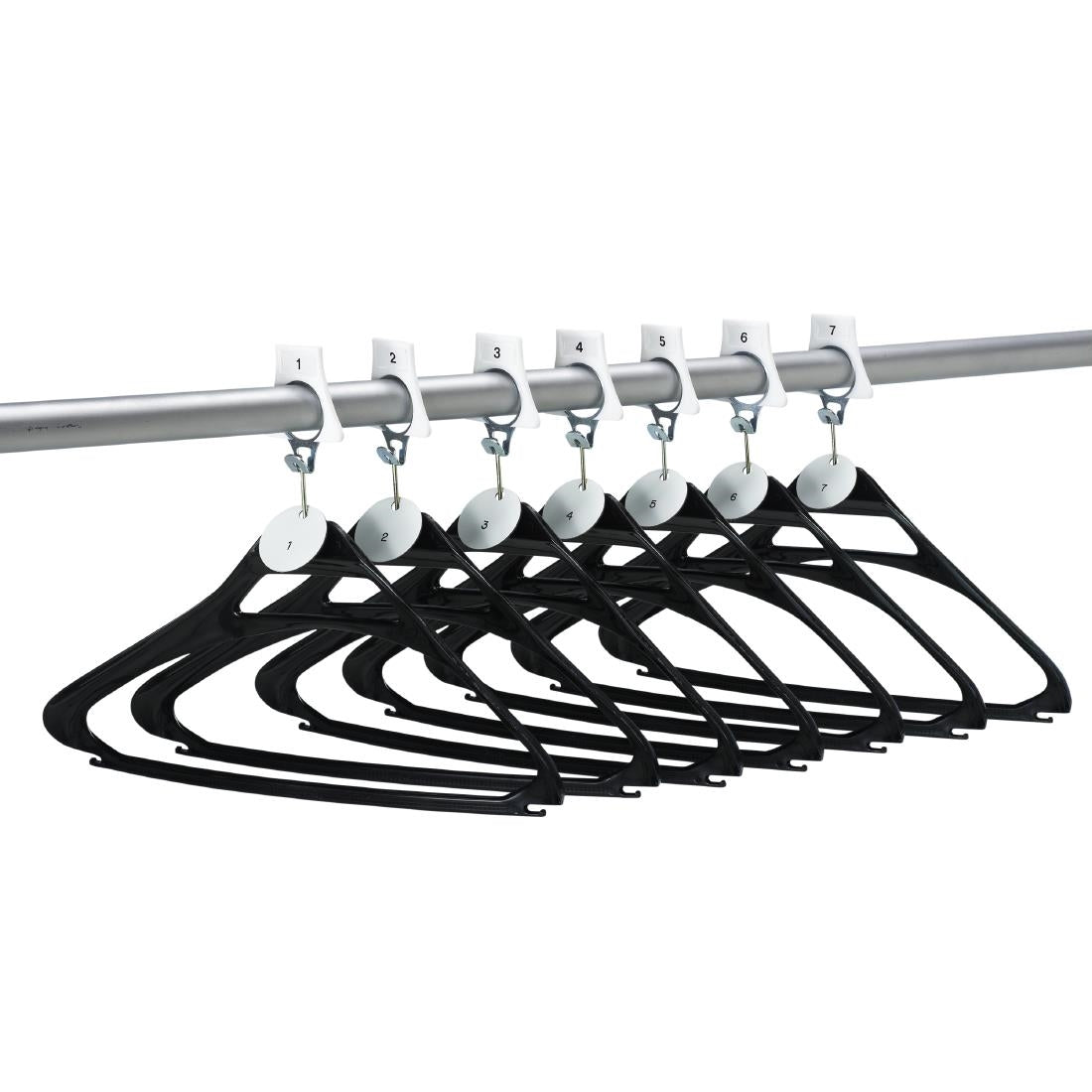 Numbered Cloakroom Hangers 1-100