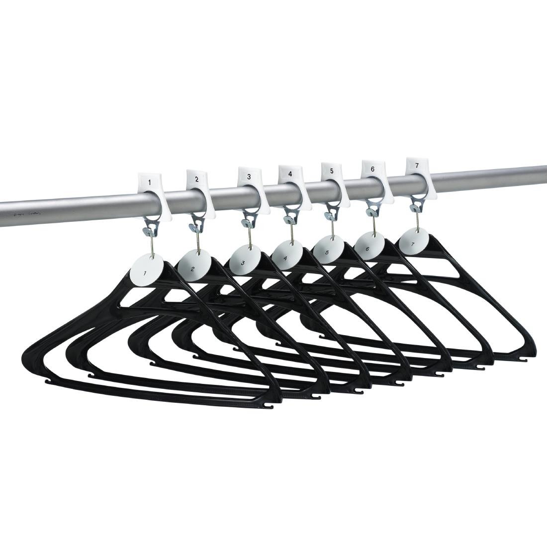 Numbered Cloakroom Hangers 1-33