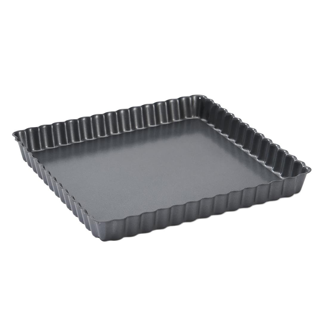 De Buyer Non-Stick Square Fluted Tart Mould 180mm