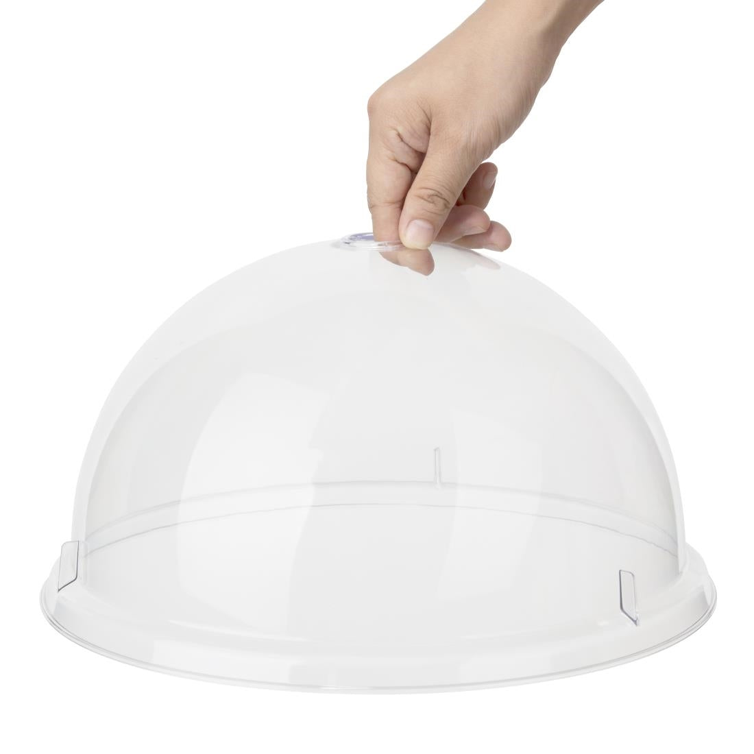Olympia Kristallon Polycarbonate Domed Plate Cover Round 300mm