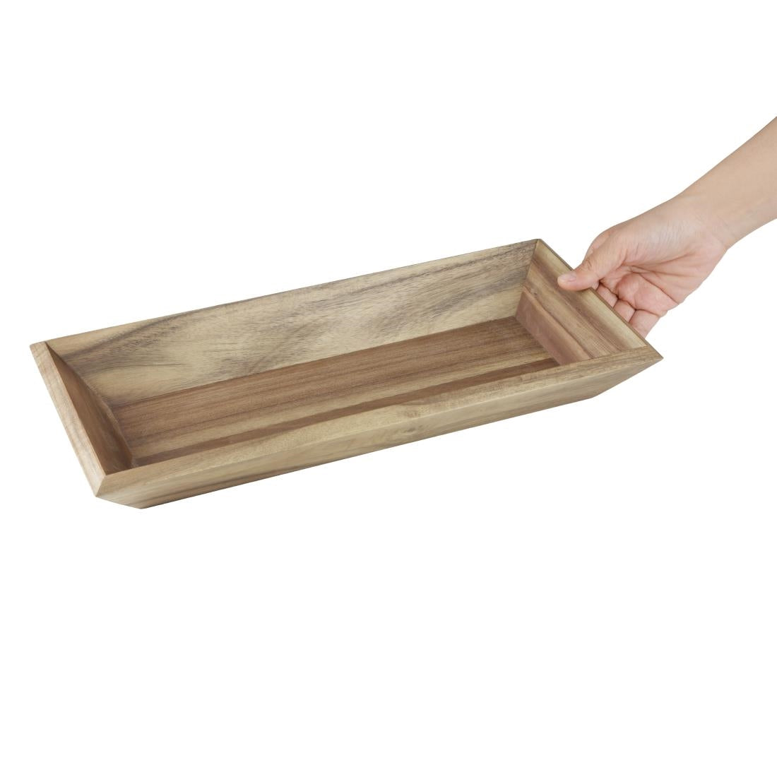 Olympia Acacia Rectangular Tray 380x180mm
